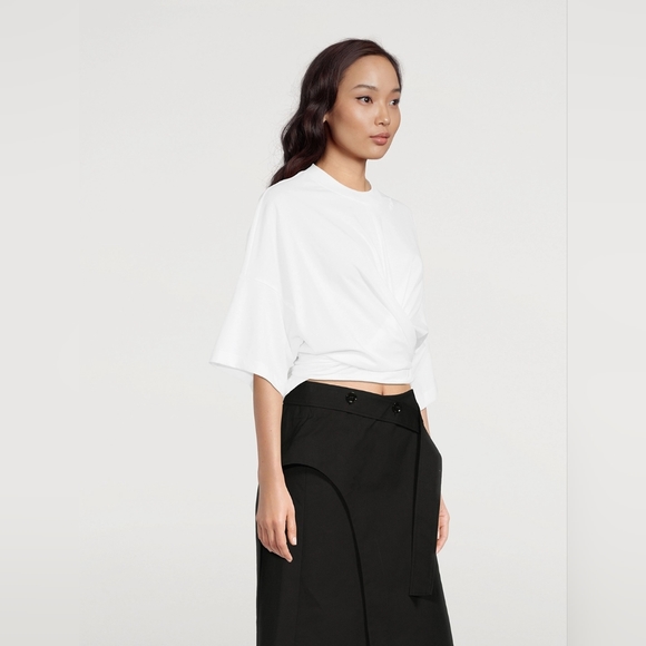 NWT 3.1 Phillip Lim Tie-Back T-Shirt size S - Picture 4 of 8